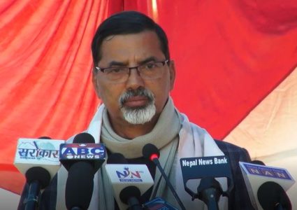 उद्योगी, व्यवसायीहरु सडक आन्दोलनमा नभई उद्योग व्यवसायमा लाग्न अर्थमन्त्री जनार्दन शर्माको सुझाब
