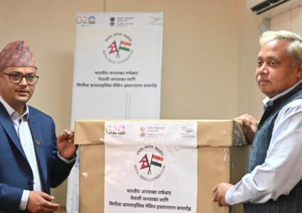 भारतद्धारा नेपाललाई २ सय २० थान मिर्गौला डायलाइसिस मेसिन हस्तान्तरण