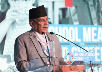 इटलीमा प्रधानमन्त्रीको सम्बोधन : विद्यालय खाजा कार्यक्रम प्रभावकारी भएको छ