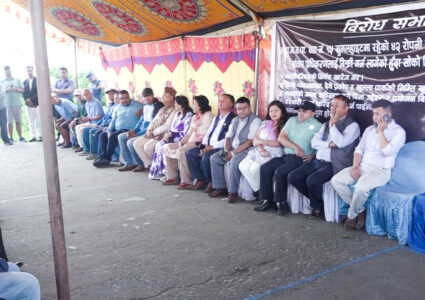 रेडियो नेपाल जग्गा काण्ड – सरकारको निर्णय विरुद्ध ललितपुरका स्थानीय आन्दोलनमा