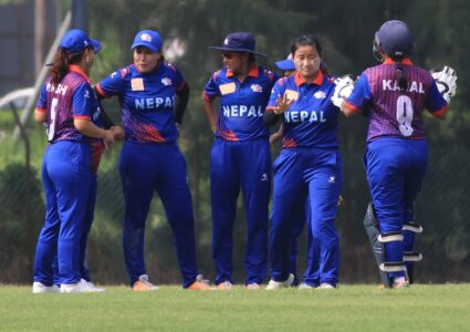 चार देश सम्मिलित महिला टी–ट्वान्टी आई सिरिजको उपाधी नेपालको पोल्टामा