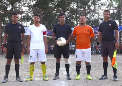 तारकेश्वर नगरपालिका वडा स्तरीय फुटलब प्रतियोगिताको उपाधीका लागि नम्बर ३ र वडा नम्बर ११ भिड्ने