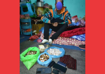 ललितपुरको सातदोबाटोबाट लागु औषधसहित तामाङ पक्राउ
