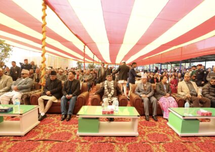 प्रधानमन्त्री प्रचण्डद्वारा मानव सेवा आश्रमको केन्द्रीय भवन उद्घाटन