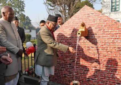 आजदेखि मेलम्चिको पानी पुनः वितरण, प्रचण्डले गरे शुभारम्भ