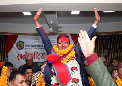 पुस्तक तथा स्टेसनरी व्यवसायी महासंघको अध्यक्षमा शिवसागर शर्मा निर्वाचित