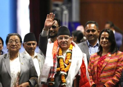 प्रचण्डले पाए तेस्रो पटक विश्वासको मत, २६८, १७२ हुँदै १५७