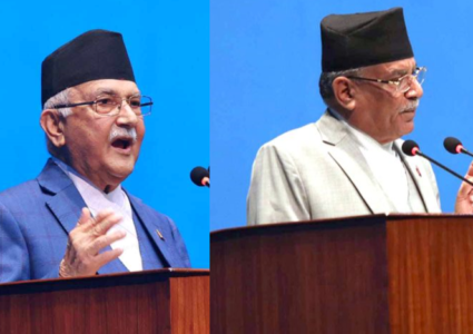 संविधान संशोधनको विषयमा ओलीको आश्वासनमा प्रचण्डको आशंका कायमै