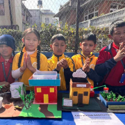 ललितपुर ब्राइट फ्युचरमा रोबोटिक्स र विज्ञान प्रदर्शनी, विद्यार्थीहरूले देखाए रचनात्मक प्रतिभा