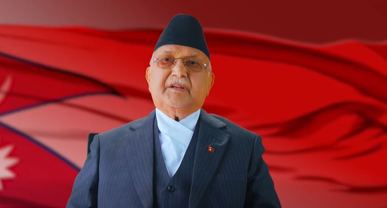 राष्ट्र जोगाउने पक्षमा उभिन ओलीको मतदातालाई आग्रह