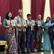 ‘ललितपुरको पत्रकारिता इतिहास’ पुस्तक विमोचन, सात पत्रकार सम्मानित
